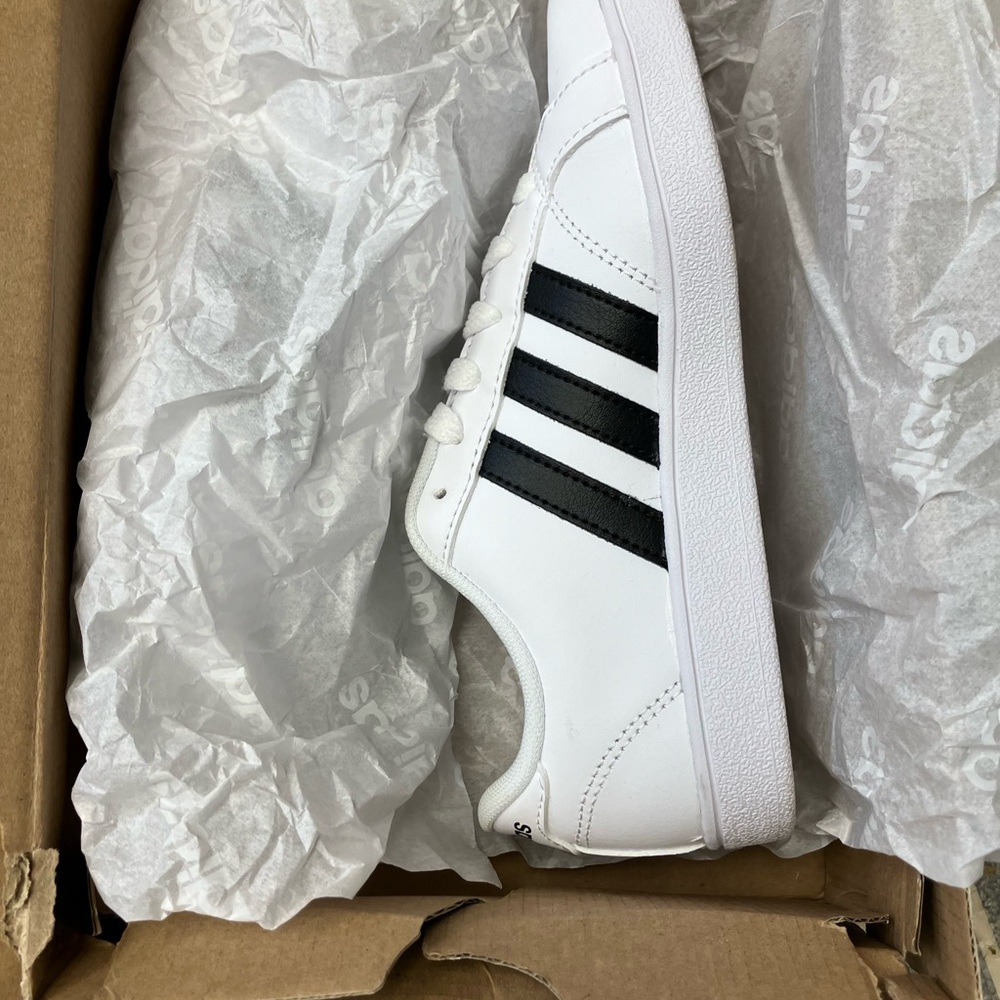 Adidas White and Black Casual Sneakers